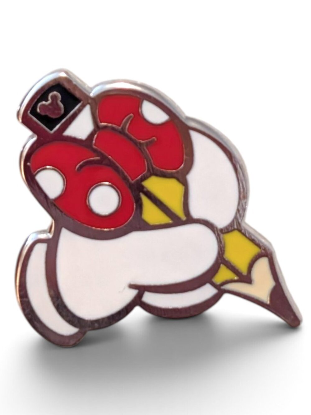 Minnie Mouse Disney Pin: Glove with Pencil